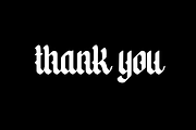 Not Today - Blackletter Script Font, a Blackletter Font by ariodsgn (Thumbnail 10 of 10)