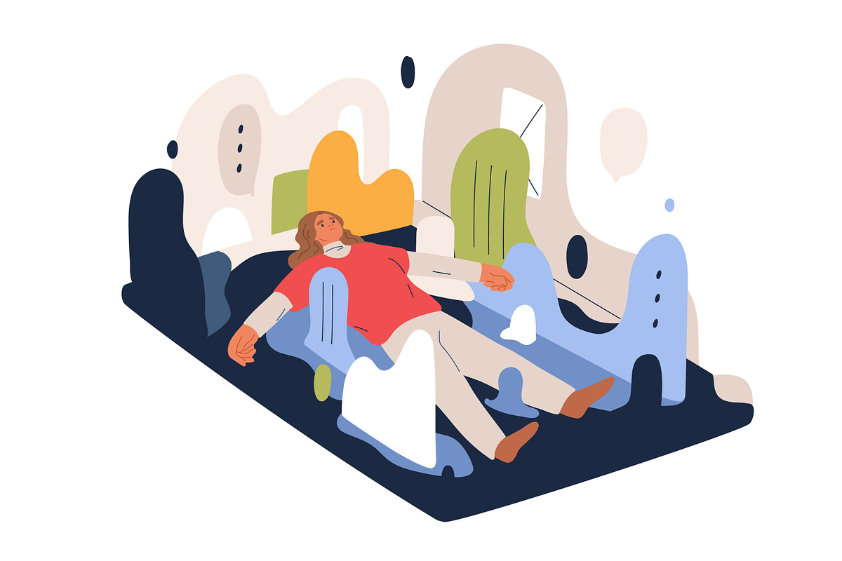 People with information overload, a Person Illustration by Good Studio (Photo 3 of 6)