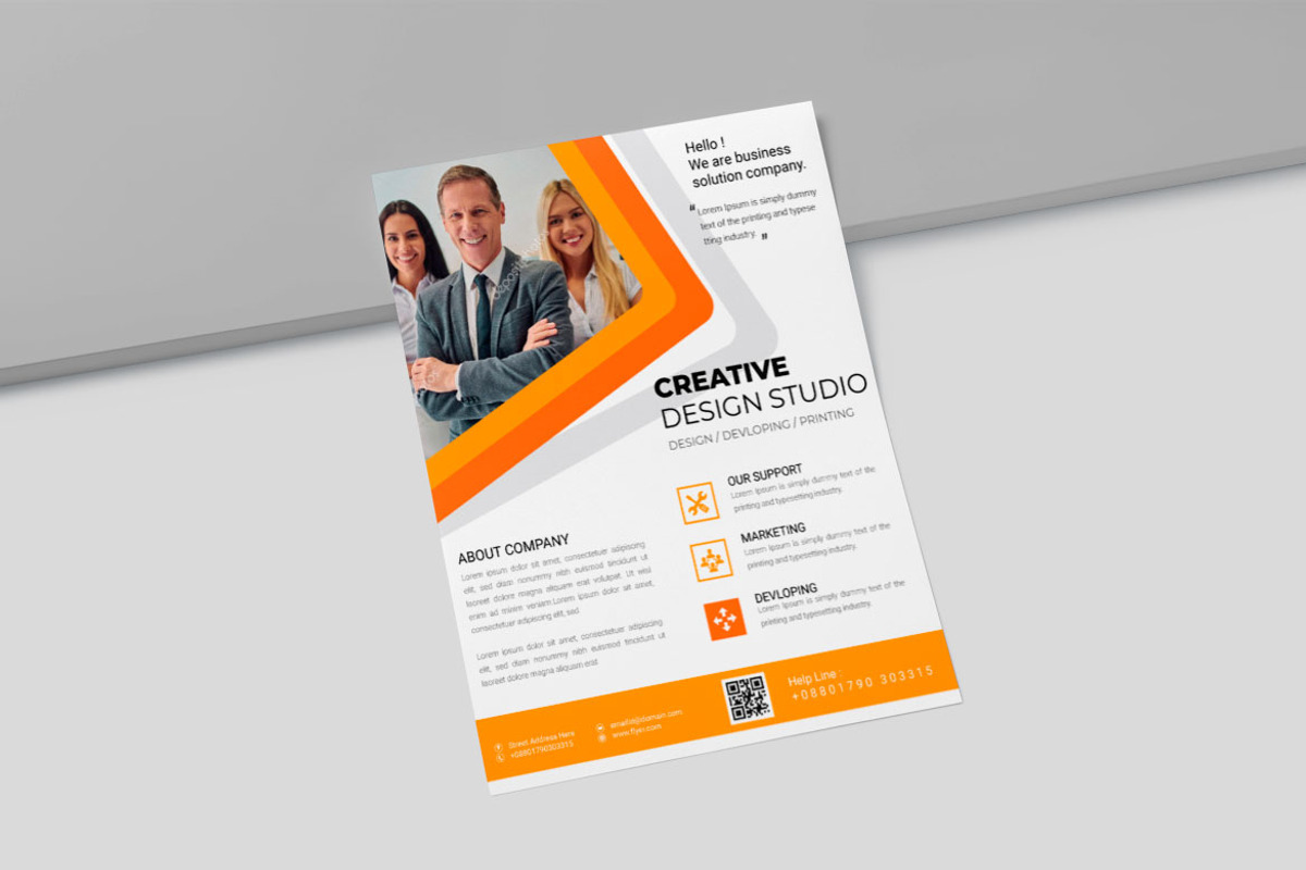Modern Business Flyer Design, a Flyer Template by BrandlyTemplate
