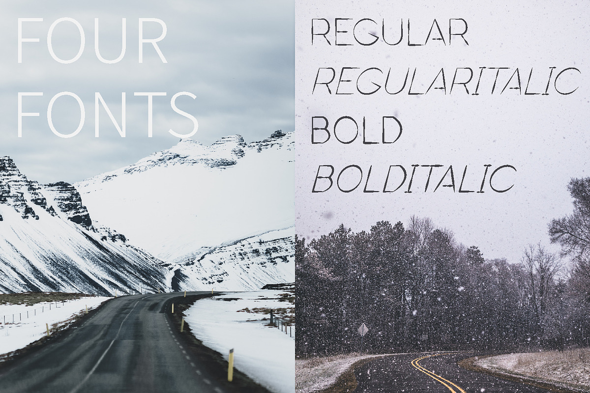 Winter Holidays Sans Serif Font, a Sans Serif Font by Yiru Chen Studio (Photo 2 of 15)