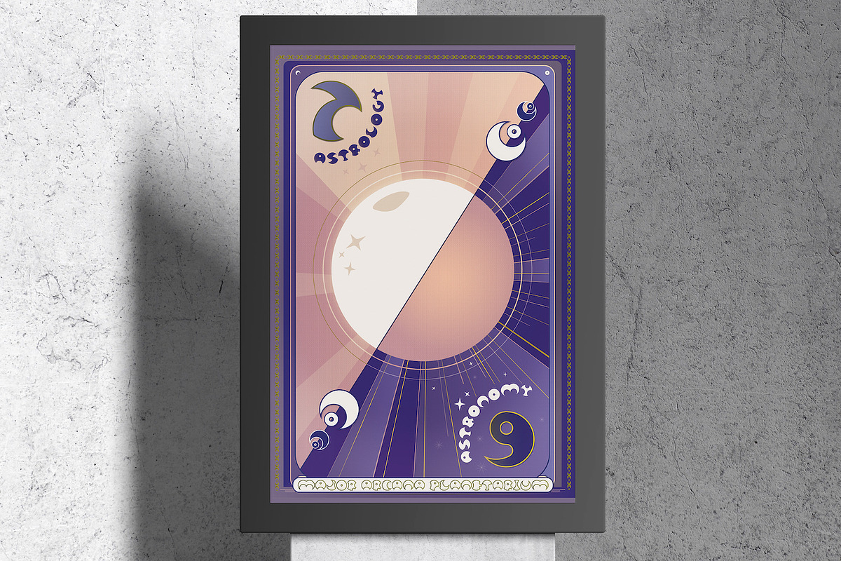 Retro Cyber Lunar Font Moon Typeface, a Symbol Font by InkCloudDesign (Photo 11 of 11)