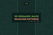 Organic Maze Seamless Patterns, a Pattern Graphic by dvtchk (Thumbnail 6 of 12)