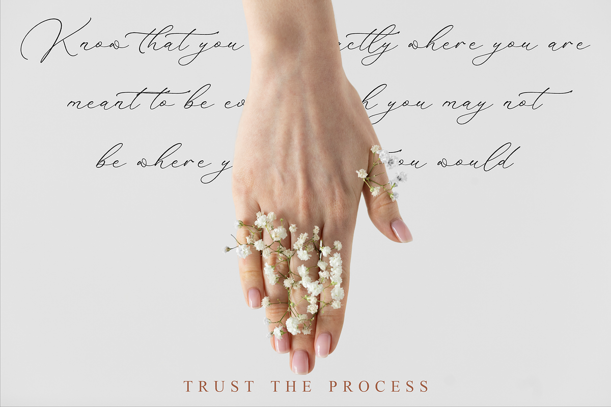 Madyntha Geradine Chic Calligraphy, a Script Font by Storytype Studio (Photo 9 of 15)