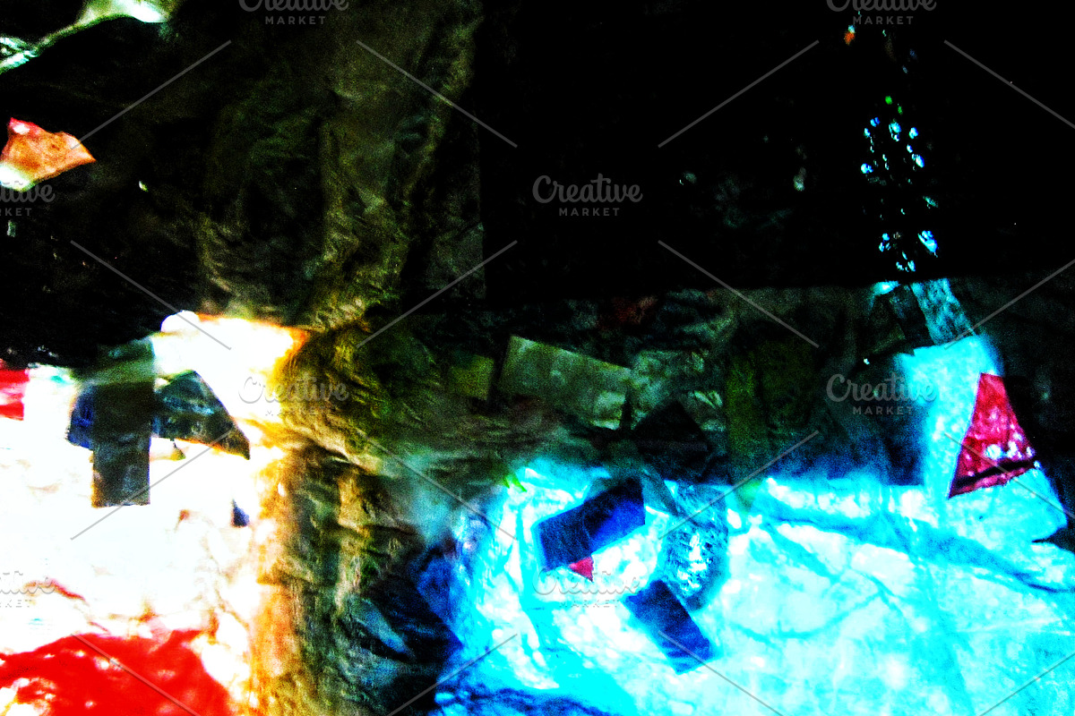 Blue and red abstract,Recycled image, an Abstract Photo by Manis recycle abstract (Photo 2 of 2)