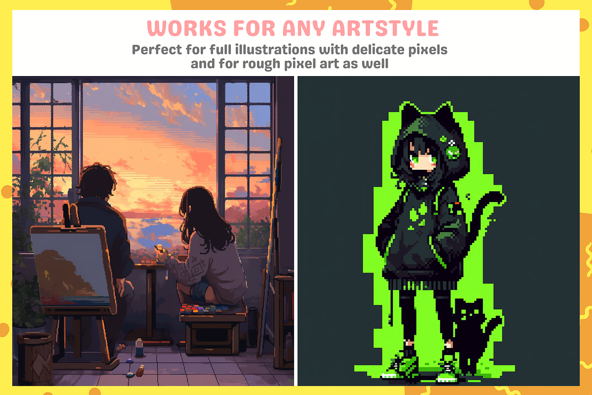 Procreate Retro Pixel Art Brushes, a Brush Add-On by nikiartcorner (Photo 7 of 7)