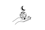 Hand Globe Silhouette Bundle, an Illustration by Designs_River (Thumbnail 27 of 31)