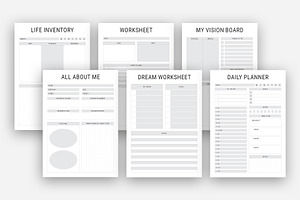 Editable Life Planner Bundle