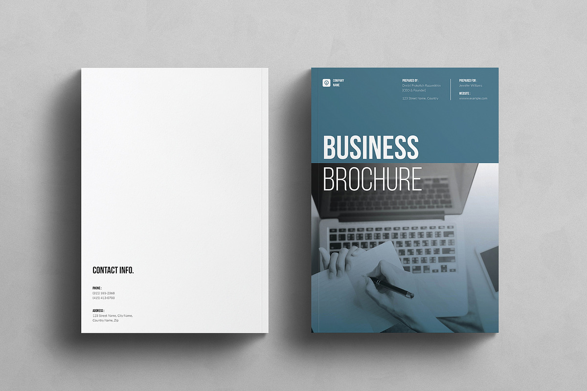 Company Brochure Template, a Brochure Template by E-Type (Photo 7 of 7)