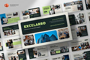 KPI Dashboard Powerpoint Template, a Presentation Template by fluffstudio (Thumbnail 1 of 4)
