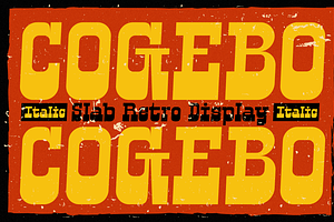 Cogebo - Slab Retro Font