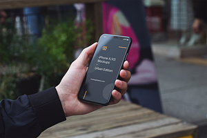 IPhone X/XS Mockups Urban Edition