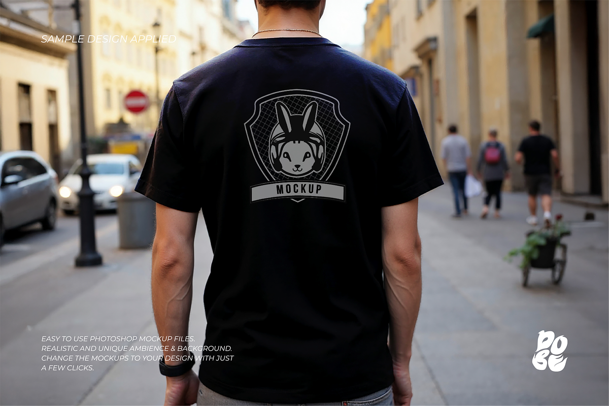 Tshirt Collection Mockup Set, a Shirt Mockup by DOBE Studio (Photo 12 of 12)