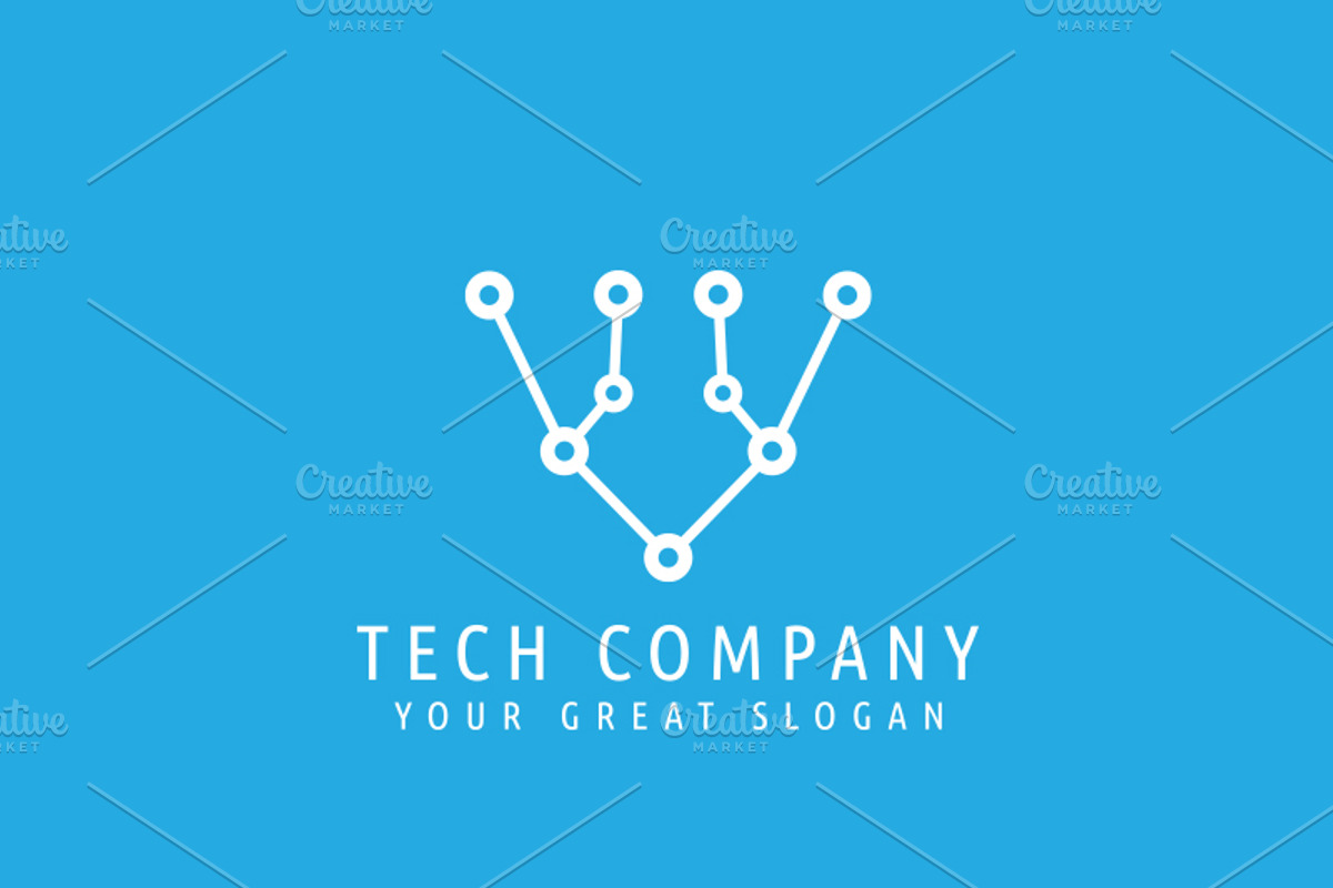 Abstract Technology Company Logo, a Branding & Logo Template by Zlaws (Photo 4 of 5)