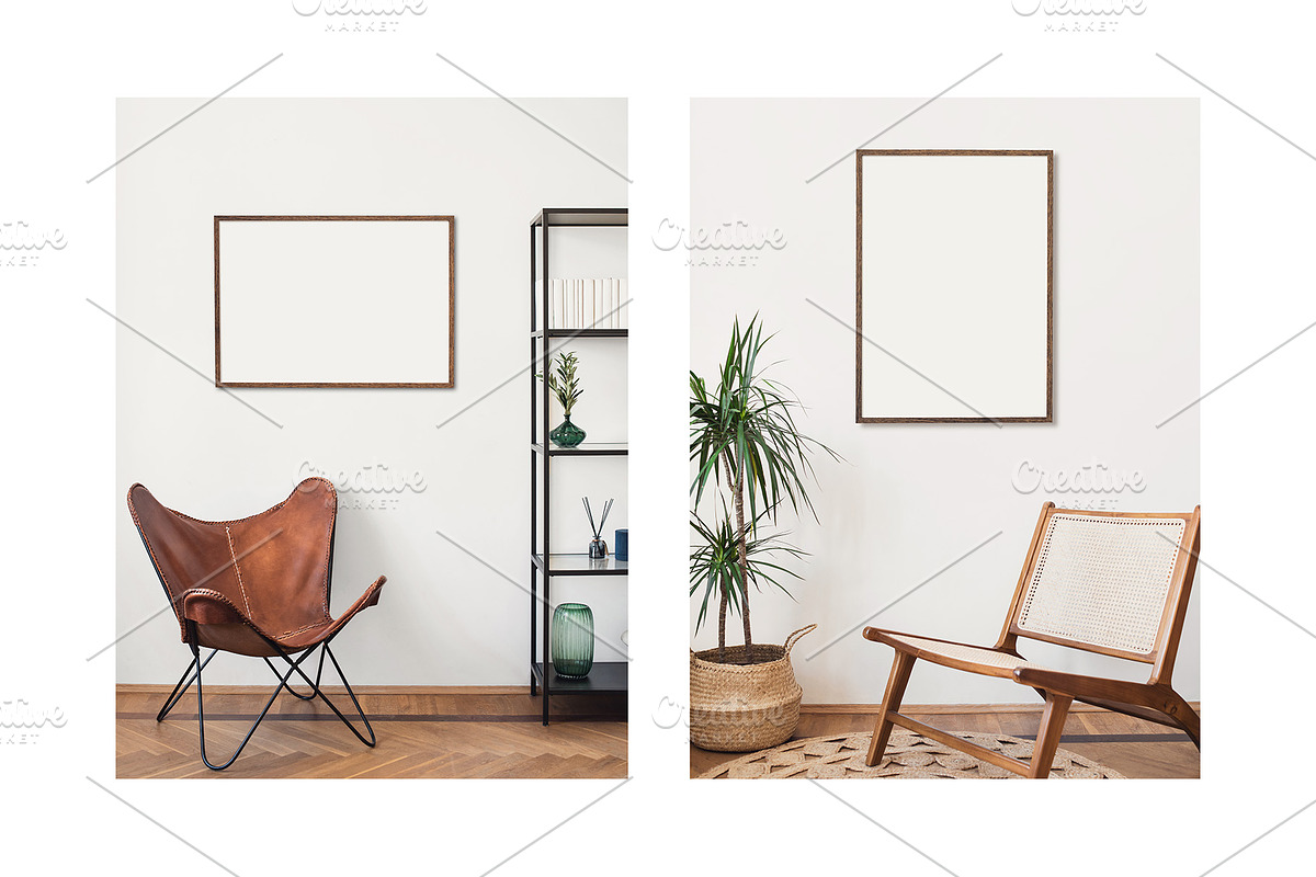 Artwork Frame Mockup Photo Bundle, a Poster Template by Octopus_Vibes (Photo 6 of 16)