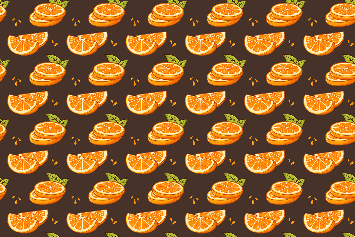 Oranges Seamless Pattern, a Pattern Graphic by Laimmilka (Photo 3 of 3)