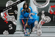 CHROME + LATEX 3D FontDuo Bitmap, a Font by Kasia Sokolovska (Thumbnail 1 of 6)