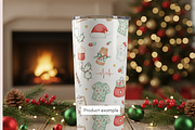 Christmas Nurse Seamless Pattern, a Decorative Illustration by Anca Digital Vibe (Thumbnail 7 of 7)