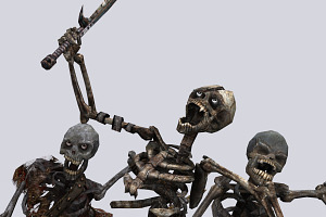 3DRT - Dark Bones Skeletons Pack