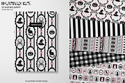 Coquette Halloween Seamless Pattern, a Pattern Graphic by Essentially Nomadic (Thumbnail 4 of 10)