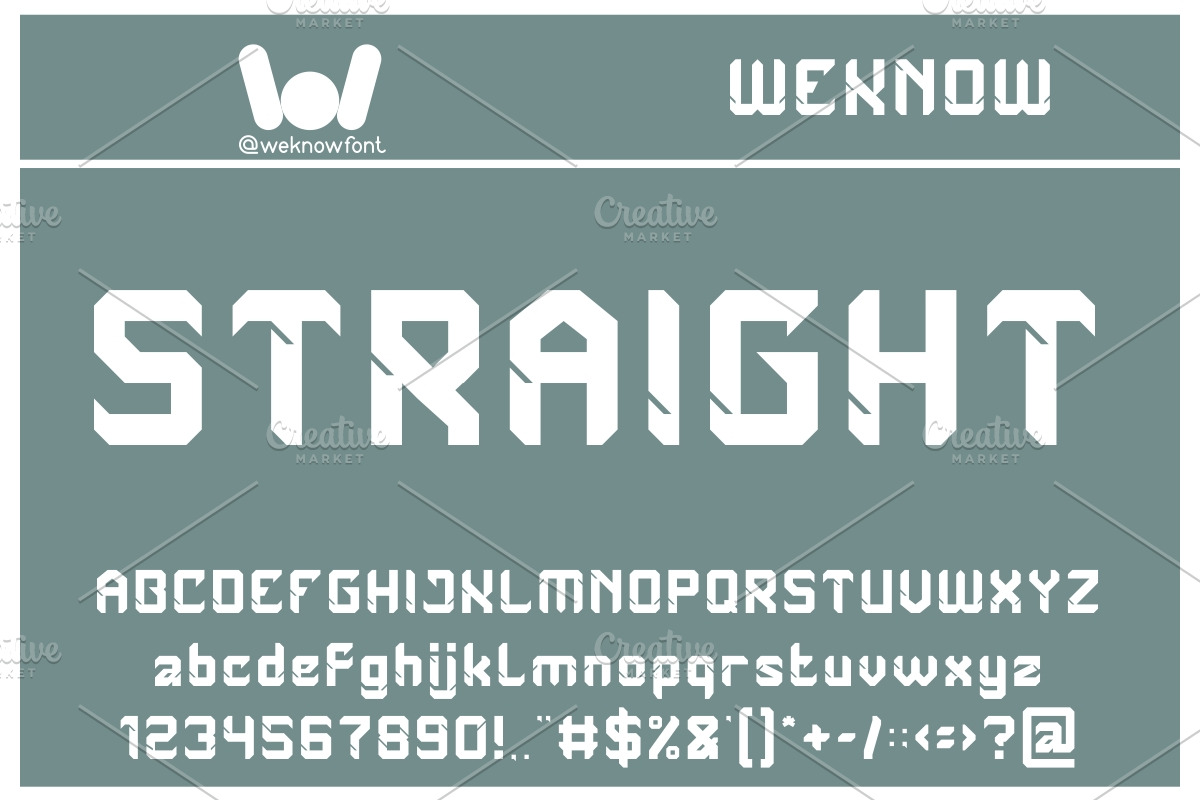 Replicate font, a Font by weknow (Photo 4 of 5)