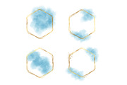 Hexagon frame watercolor, a Background Graphic by Syaeful Anas (Thumbnail 3 of 4)