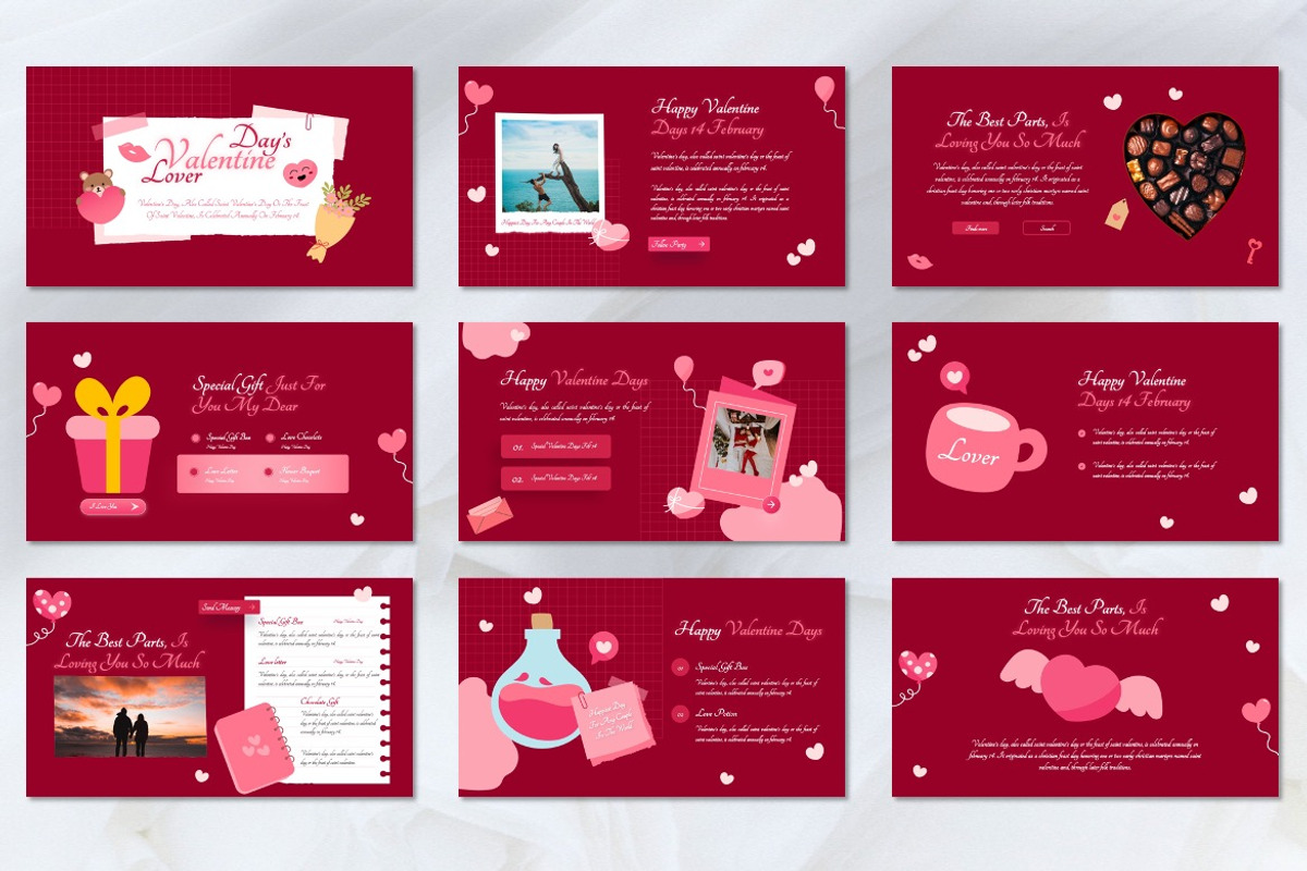 Lover - Valentine Powerpoint, a Presentation Template by Dhabee (Photo 3 of 8)