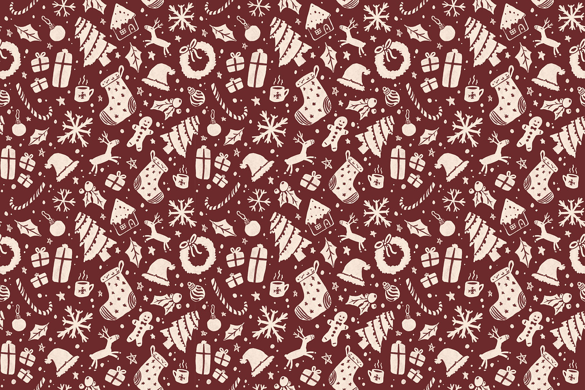 Cosy Christmas Repeat Pattern, a Pattern Graphic by Forest Lily (Photo 9 of 10)