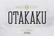Otakaku, a Slab Serif Font by TGIF.STD (Thumbnail 1 of 4)