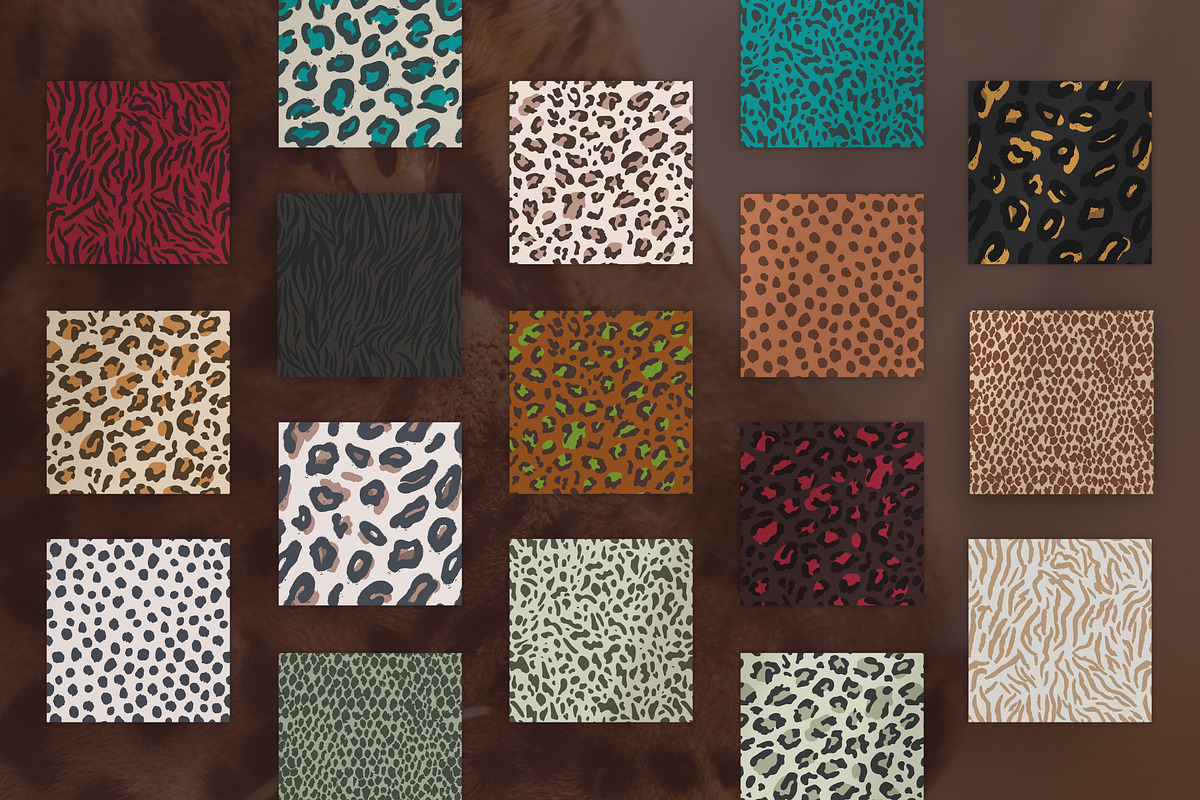 Wilder Patterns: 25 Animal Prints, a Pattern Graphic by IuliiaSavko (Photo 4 of 17)