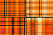 Orange Plaid Halloween Paper 12x12, a Texture Illustration by Area (Thumbnail 17 of 17)