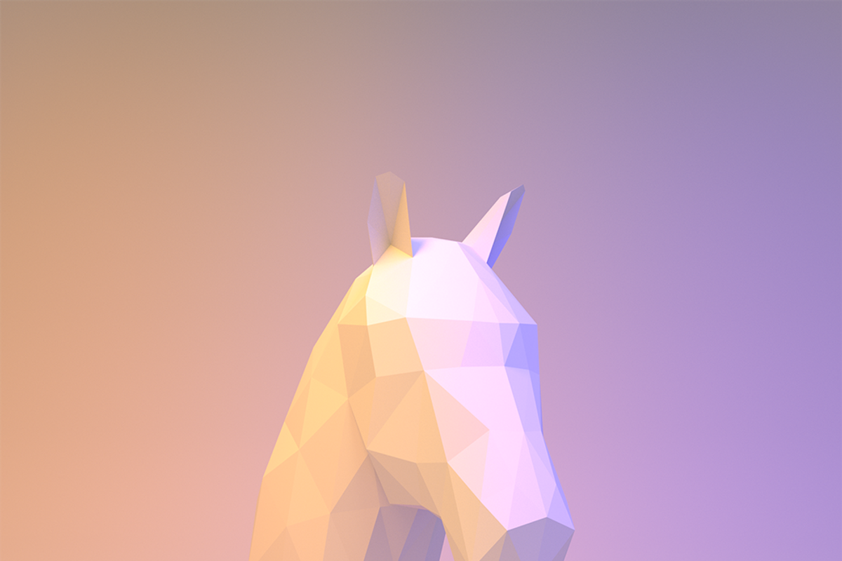 DIY Horse & Unicorn Head 3D model, a Graphic by PolyFish (Photo 4 of 5)
