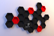 DIY Honeycomb Set 3D model template, an Object Graphic by PolyFish (Thumbnail 12 of 13)