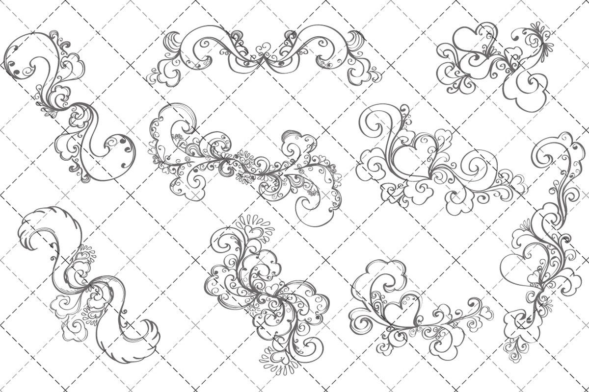 Decorative Hand Drawn Elements preview 2