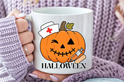 Nurse Pumpkin Halloween PNG, a Seasonal Illustration by DreamCafeArt (Thumbnail 7 of 7)