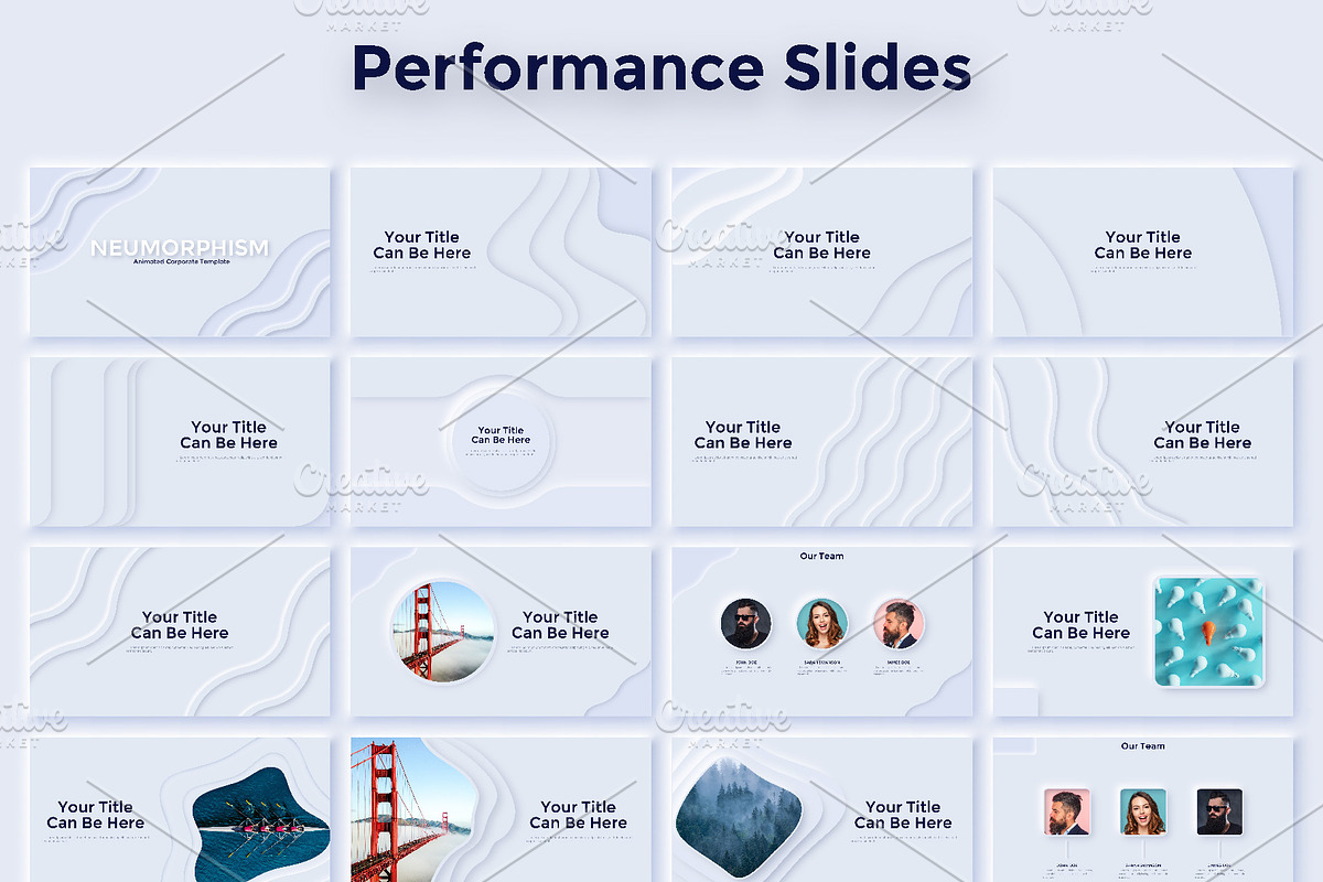Minimal Neumorphism Template, a Presentation Template by Andrew Kras Design (Photo 6 of 9)