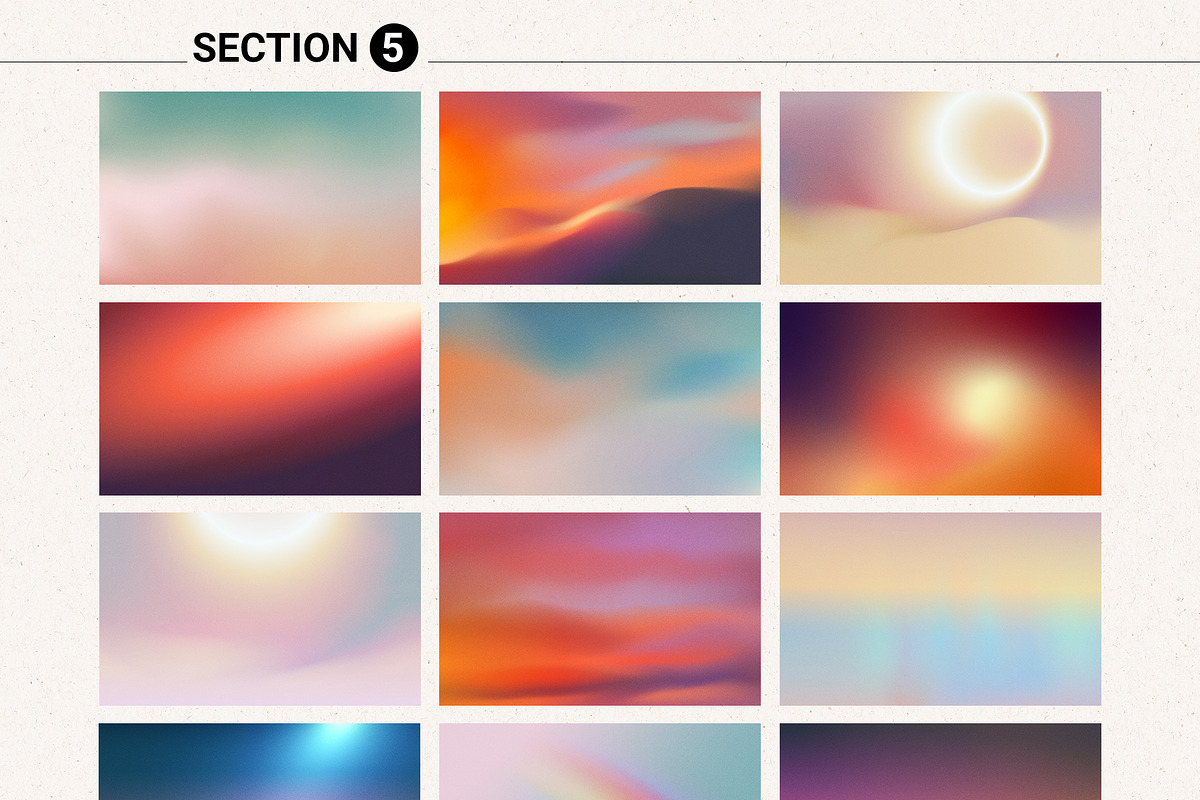 Gradients Abstract Texture Shapes, a Texture Graphic by Veris Studio (Photo 15 of 50)