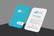 Fast Tech Round Business Card, a Business Card Template by erikadesign (Thumbnail 2 of 2)