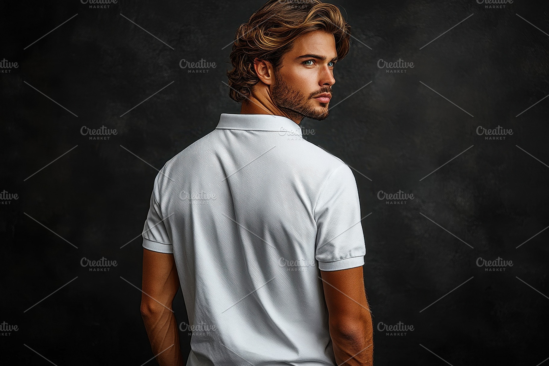 Stylish young man posing confidently, a Photo by Tanuart