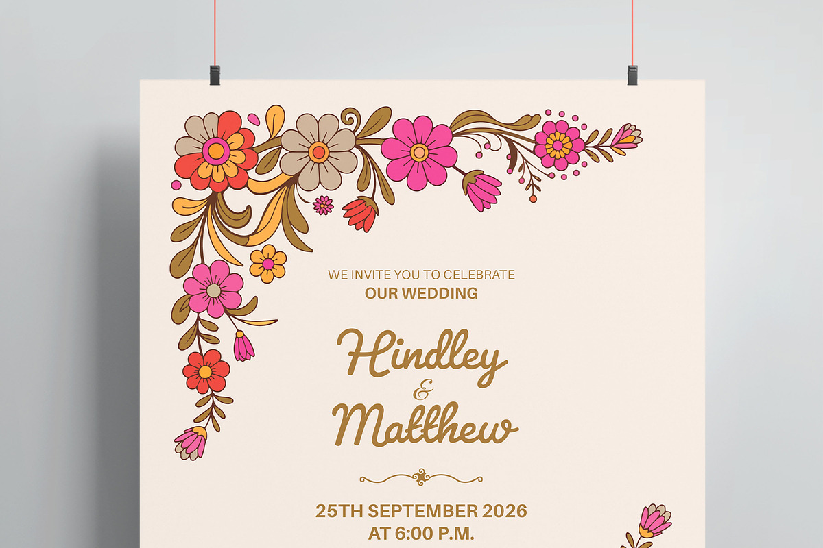 Wedding Reception Invitation, an Invitation Template by MightyDesign (Photo 2 of 8)