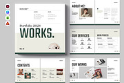 Works | Square Portfolio Template, a Brochure Template by Spark_Creative (Thumbnail 1 of 15)