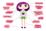 The Cute Girl Creator, a Decorative Illustration by Satika (Thumbnail 4 of 13)