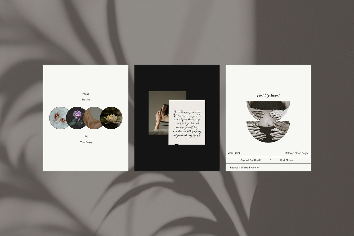 Hormone Health Instagram Templates, a Social Media Template by Terraa Studio Design (Photo 4 of 10)