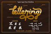 Thickline - Classic Bold Font, a Handwritten Font by PutraCetol Studio (Thumbnail 5 of 16)