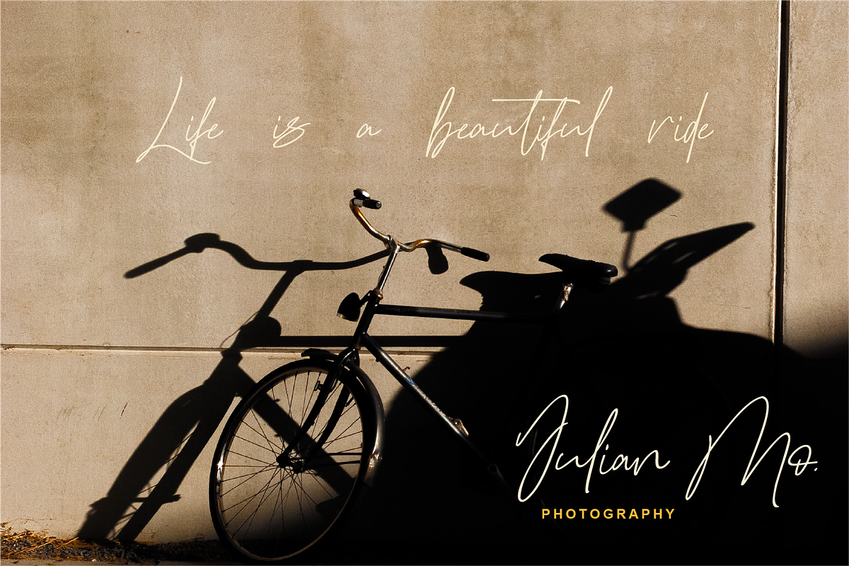 Gentrice Story - Handwritten Script, a Script Font by Fridaytype (Photo 7 of 10)