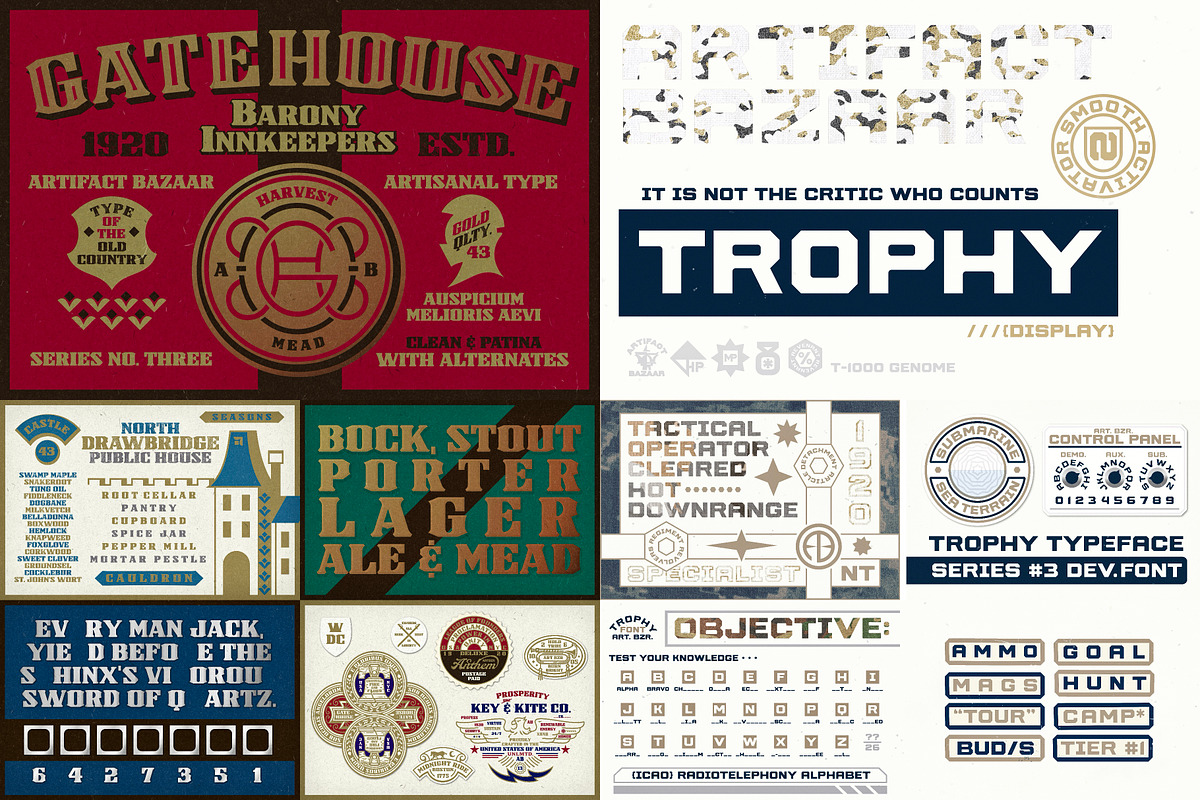 Artifact Font Bundle (Season 3), a Sans Serif Font by Artifact Bazaar (Photo 5 of 6)