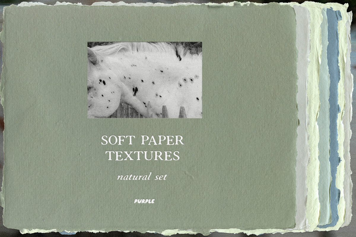 Soft Paper Textures - Natural Set, a Texture Graphic by Purple (Photo 1 of 10)