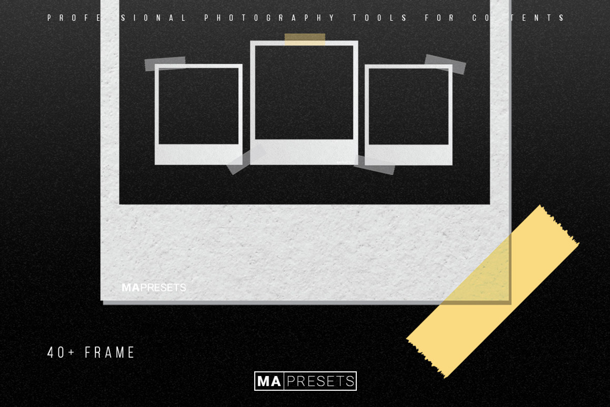 40 Film Frames | Instant Film, a Graphic by MaPresets (Photo 3 of 3)