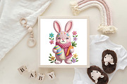 Easter Crochet Bunny PNG, an Illustration by CraftArtStudio (Thumbnail 4 of 4)