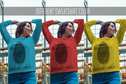 Sweatshirt Mock-Up Vol.2, a Hoody Mockup by Freeman Studio (Thumbnail 3 of 16)