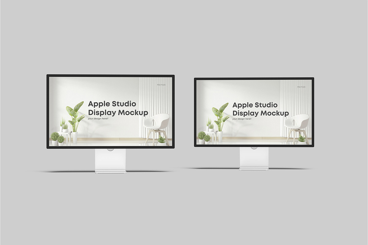 Apple Studio Display Mockup, a Mac Mockup by Graphiculon (Photo 11 of 11)